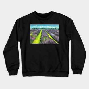 Lavender Fields Crewneck Sweatshirt